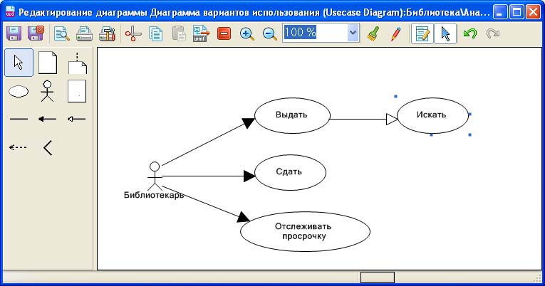 Редактор uml диаграммы